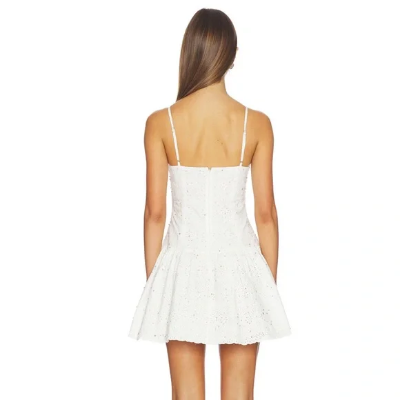 NWOT! MAJORELLE Zariah Mini Dress in White - Picture 6 of 11